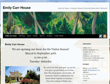 Tablet Screenshot of emilycarr.com